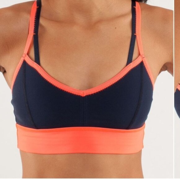 Lululemon Flip Your Dog Bra Inkwell Light Flare 4 - Picture 2 of 6